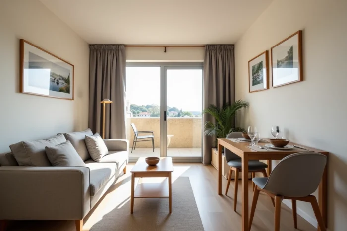 Appartement individuel meublé et lumineux au sein de la résidence senior Les Diagonales à Bergerac